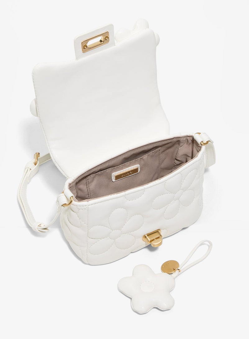 الدو فلوربافي حقيبة كروس بودي بغطاء قلاب - Image 3